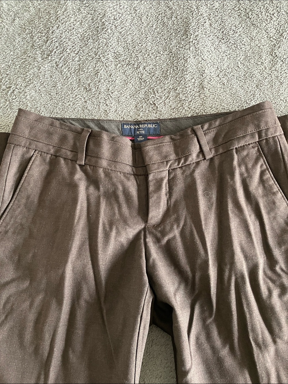 Banana Republic Chocolate Brown Work Trousers